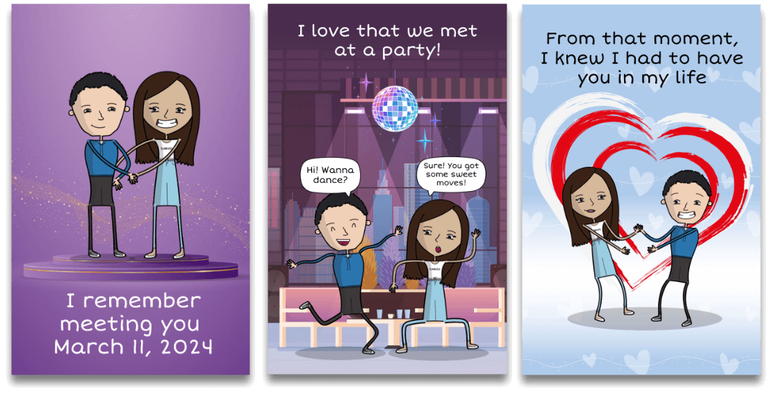 LoveBook pages