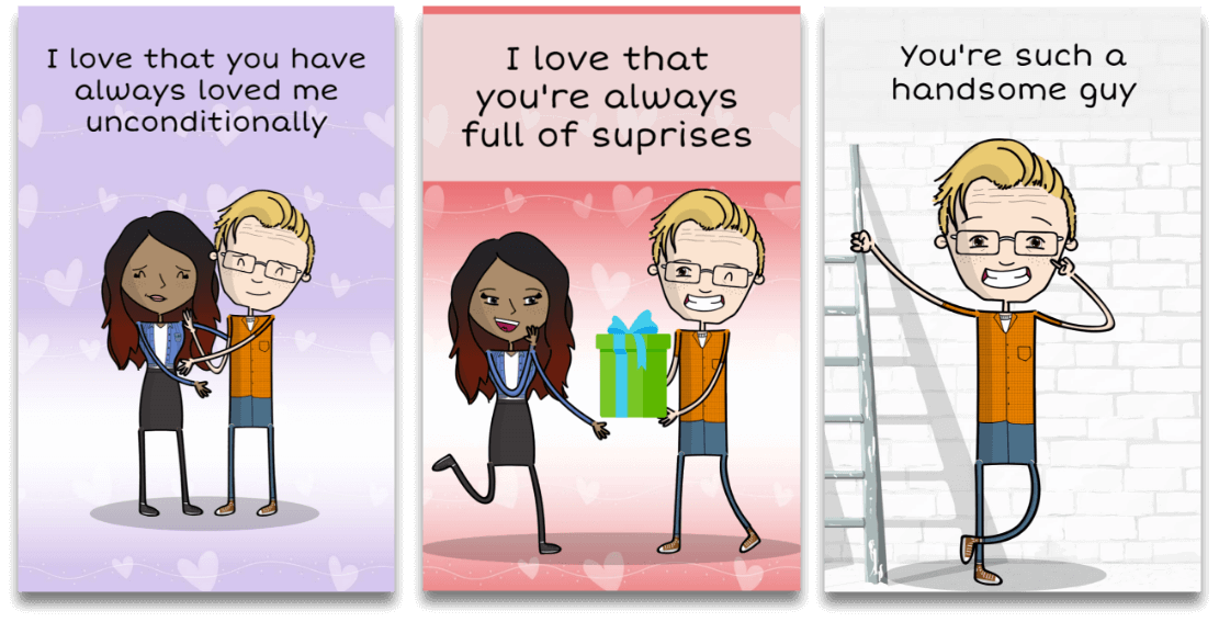 LoveBook pages