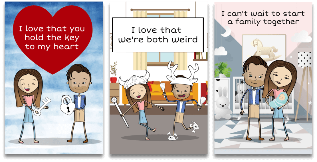 LoveBook pages